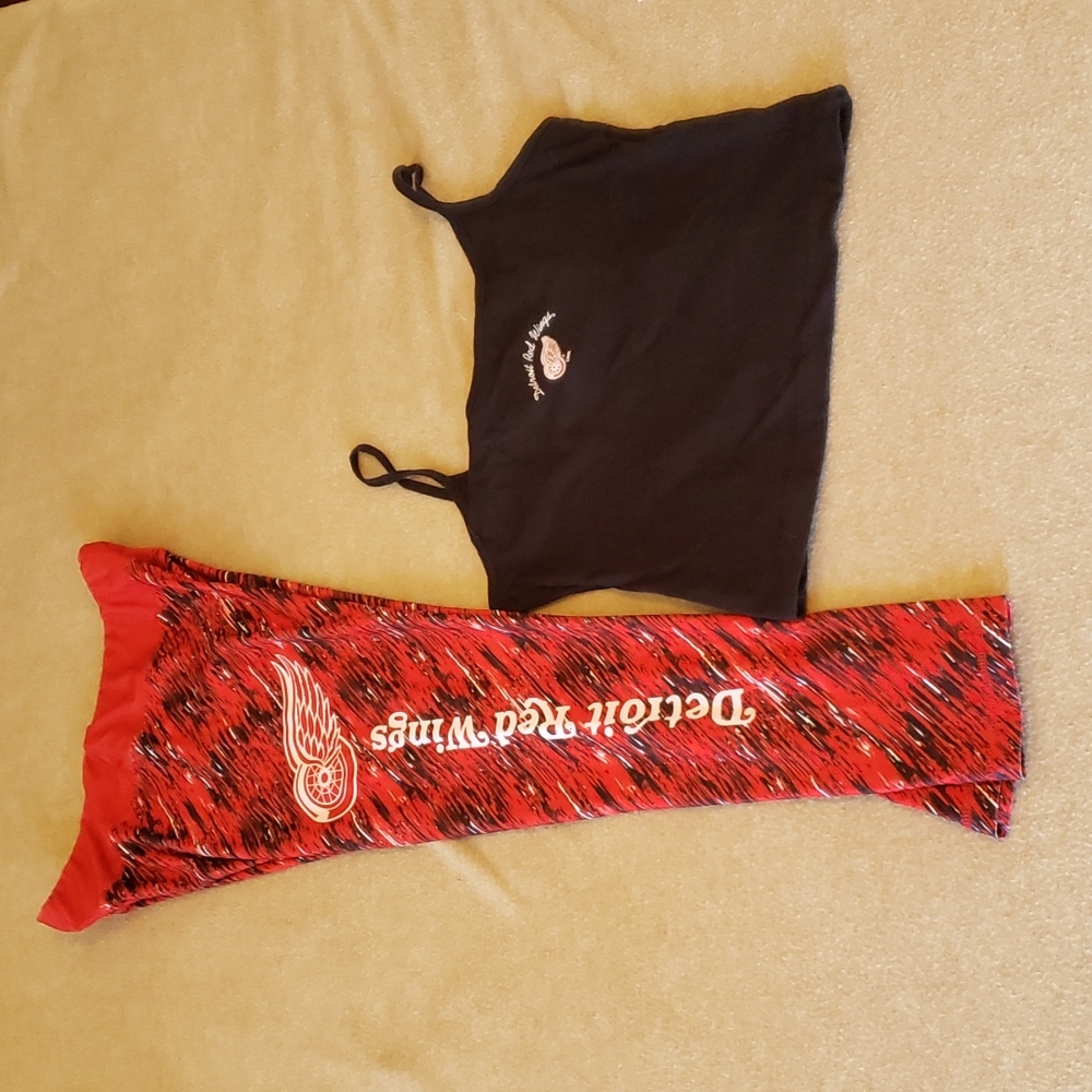 Red Wings Sport Combo, Pant Official NHL Brand, Size L, And Top by Gear Sports,